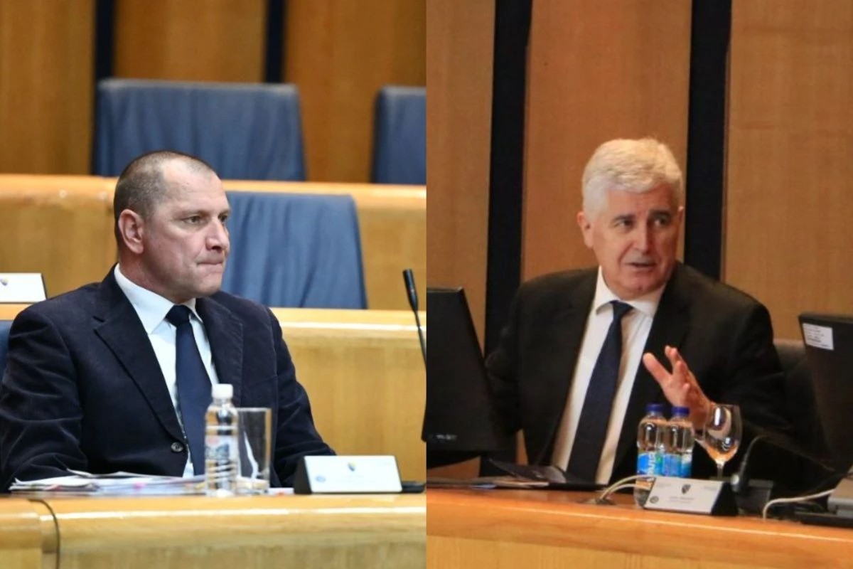 Burno u Domu naroda: Miletić i Čović u oštroj raspravi, sjednica prekinuta