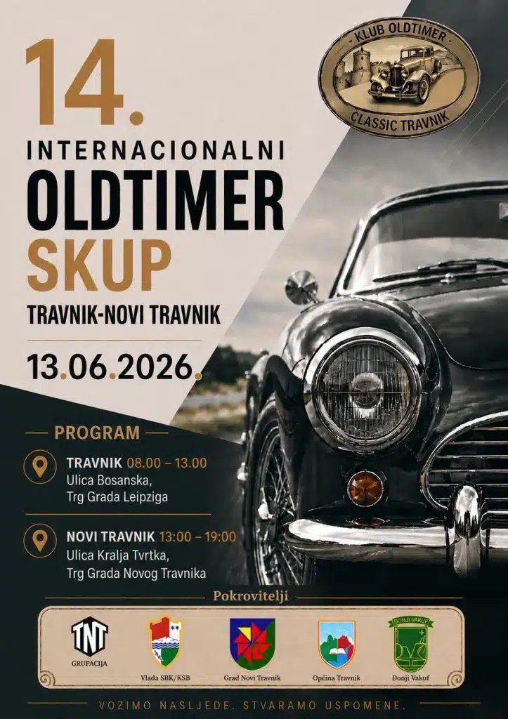 Travnik i Novi Travnik domaćini 14. Internacionalnog oldtimer skupa: Stižu ljubitelji klasika iz regije