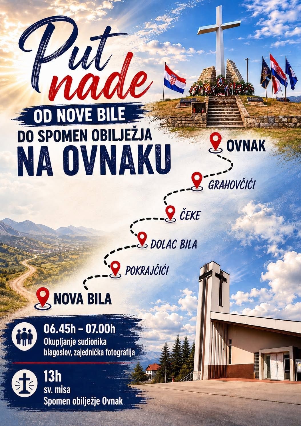 Put nade 2026: Tradicionalni pohod od Nove Bile do Brajkovića
