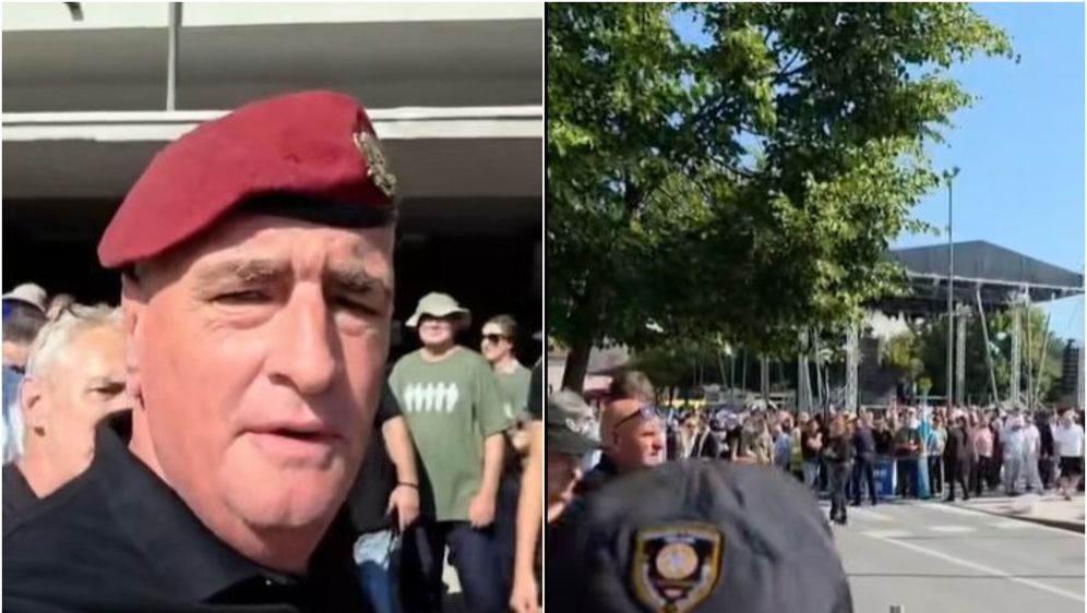 Miro Bulj u Kninu napao vlast na obljetnici Oluje te pomaknuo policijsku ogradu među građanima 
