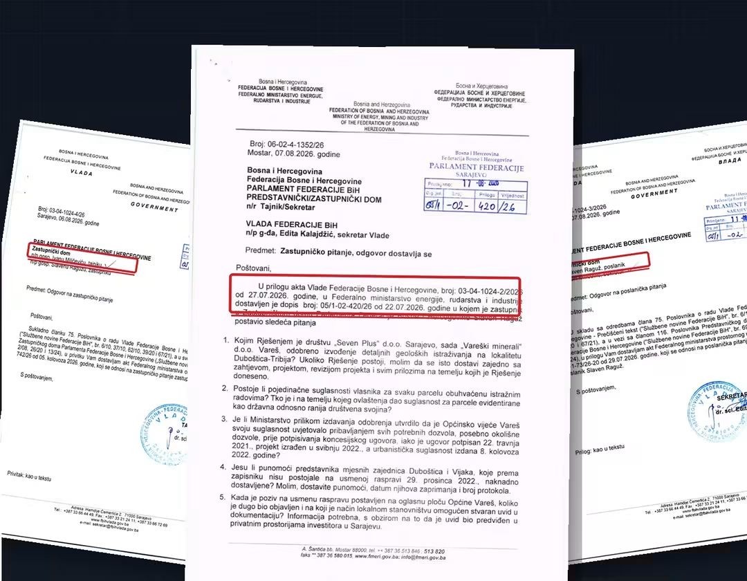 Vareški krom pod povećalom: Raguž otvorio pitanja o postupcima institucija i privatnom investitoru