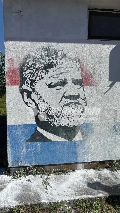 Mural u Ortiješu uklonjen, ali se ubrzo ponovno pojavio