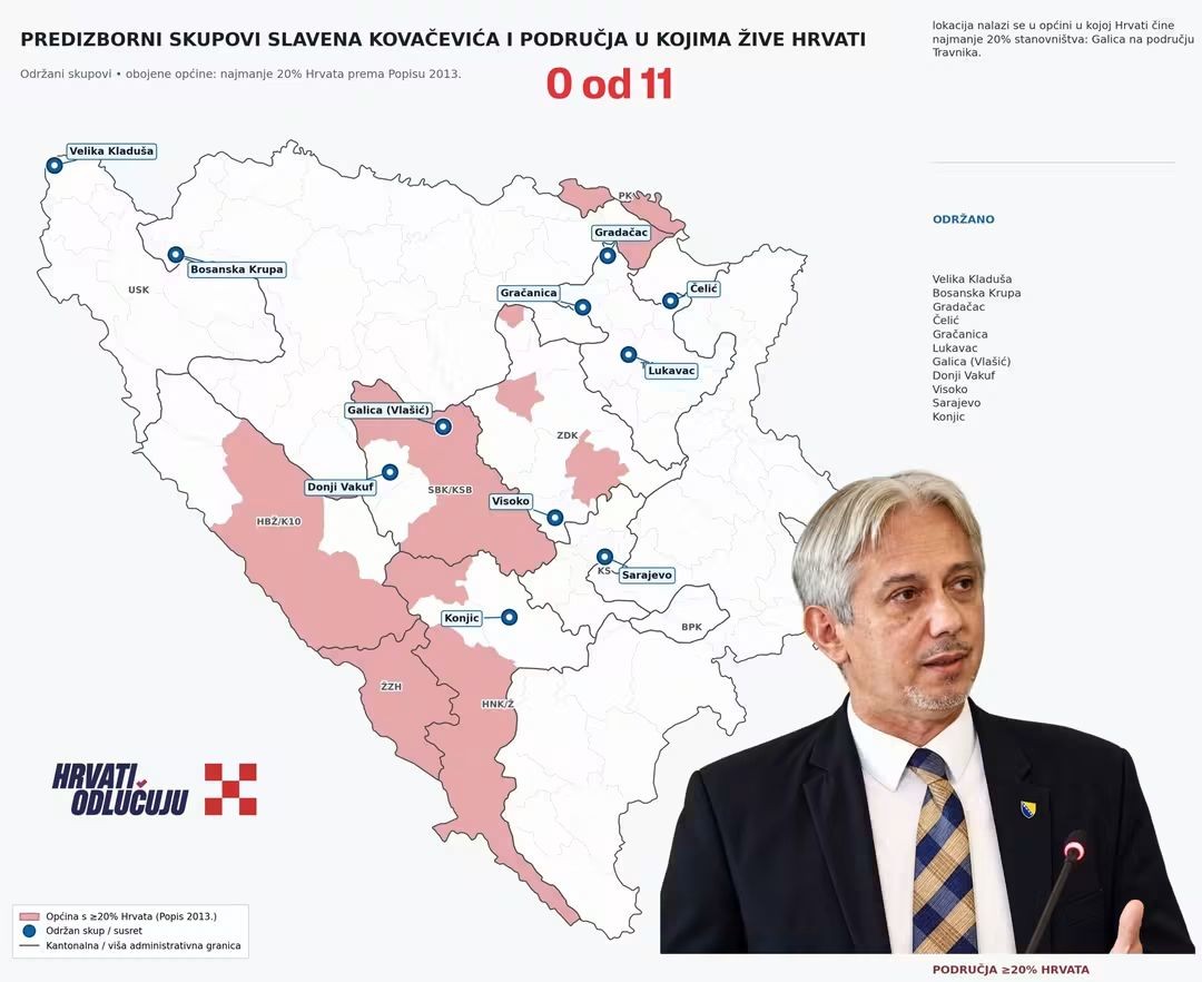 Kampanja Slavena Kovačevića: Žestokih 0 od 10 u hrvatskim sredinama