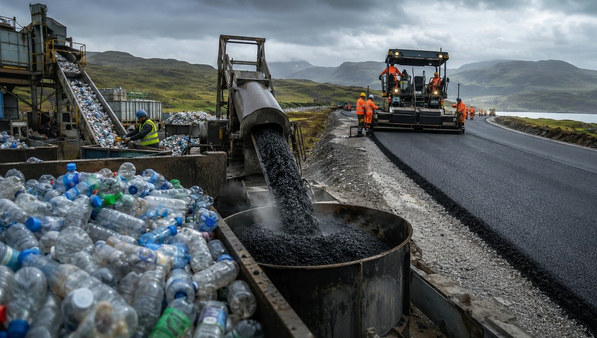 Asfalt s recikliranom plastikom