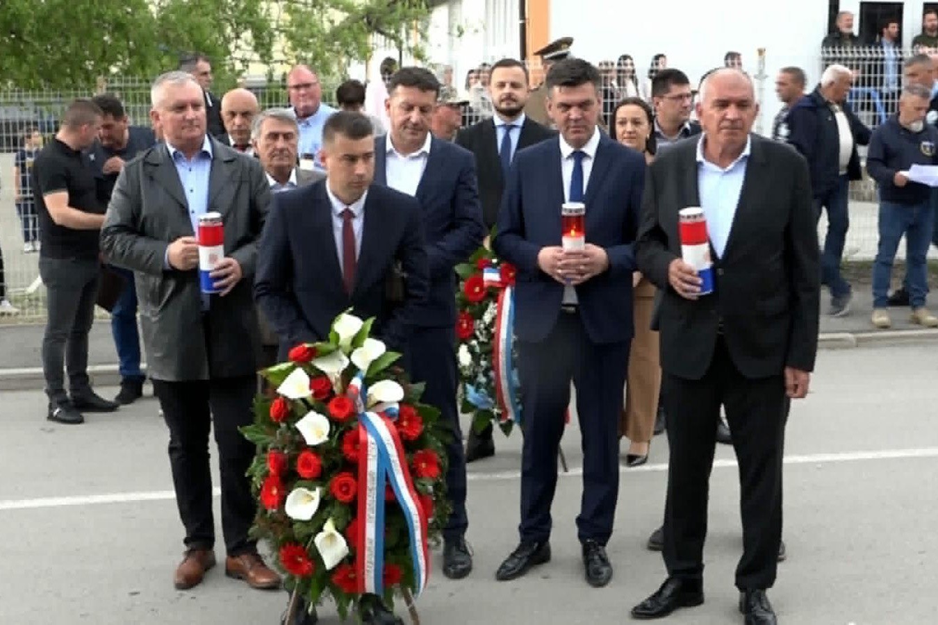 Cvitanović, Lučić, Tadić i Karamatić u Usori na obilježavanju Dana 110. brigade HVO-a