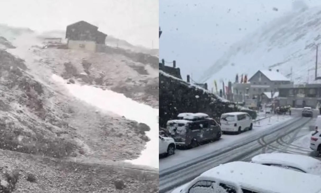 U talijanskim Alpama pao snijeg nakon rekordnih vrućina