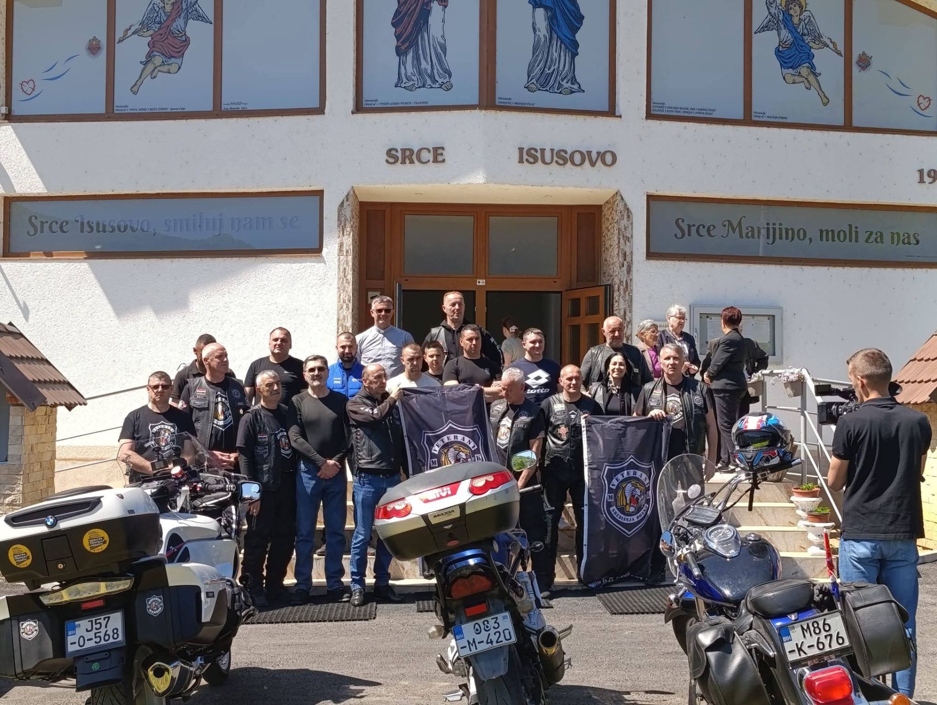 Moto klub Veterani Croatia i Moto klub Veterani Središnja Bosna:  Blagoslov vozača I motora u Čajdrašu 