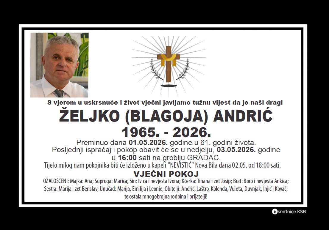 Odlazak istaknutog sportskog radnika: Preminuo Željko Andrić