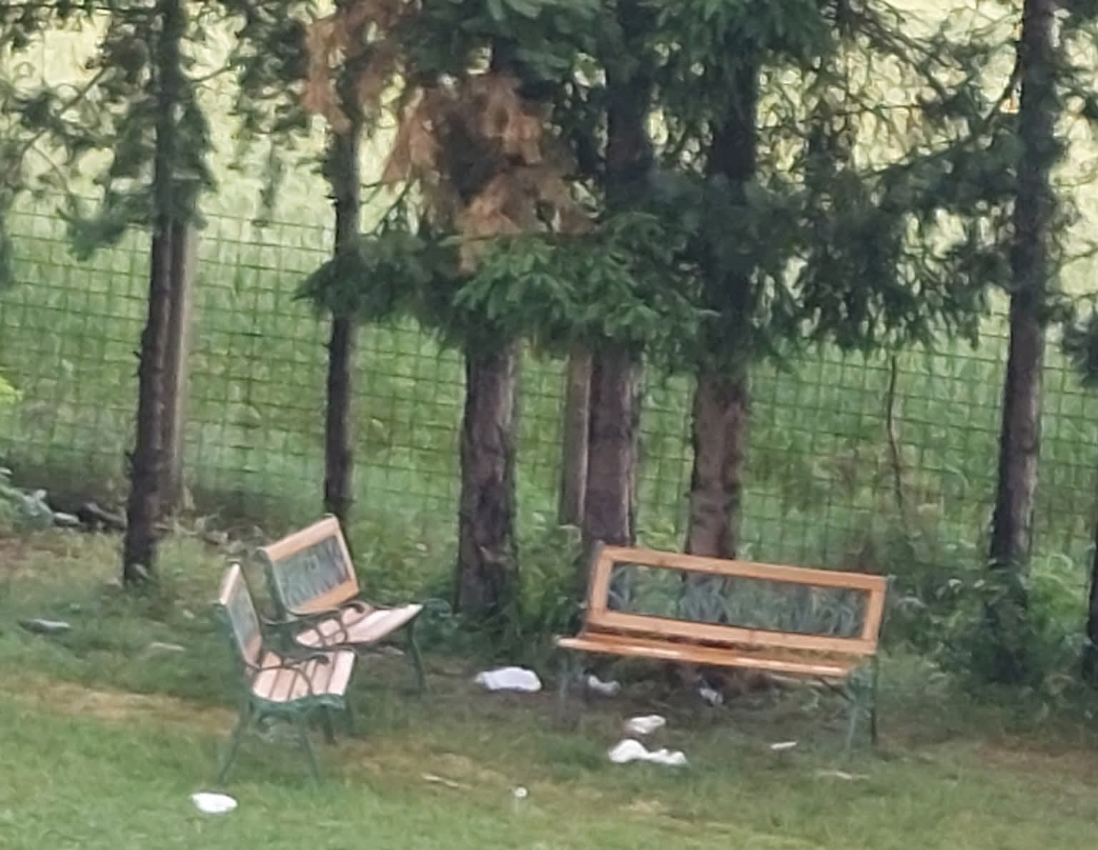 Vandalizam u dvorištu O.Š. "Dubravica" u Vitezu 