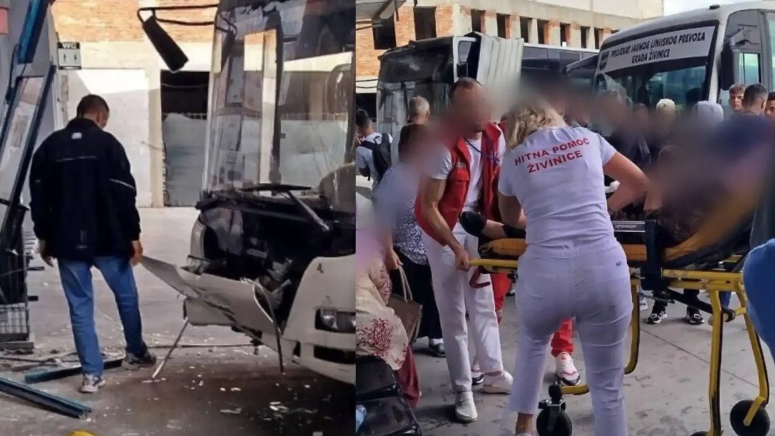 Živinice: Autobus udario u zgradu kolodvora