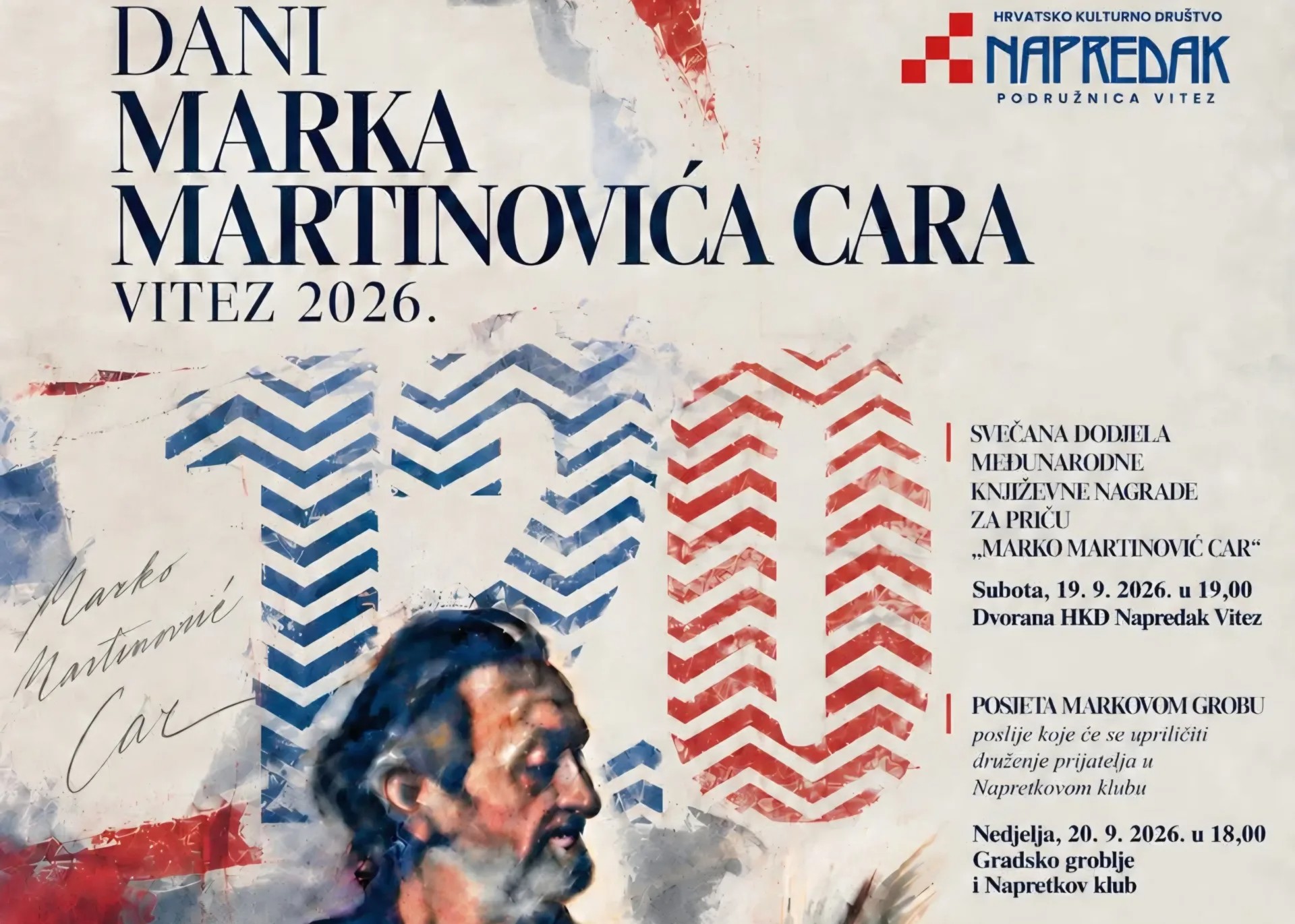 "Dani Marka Martinovića Cara" u HKD Napredak Vitez