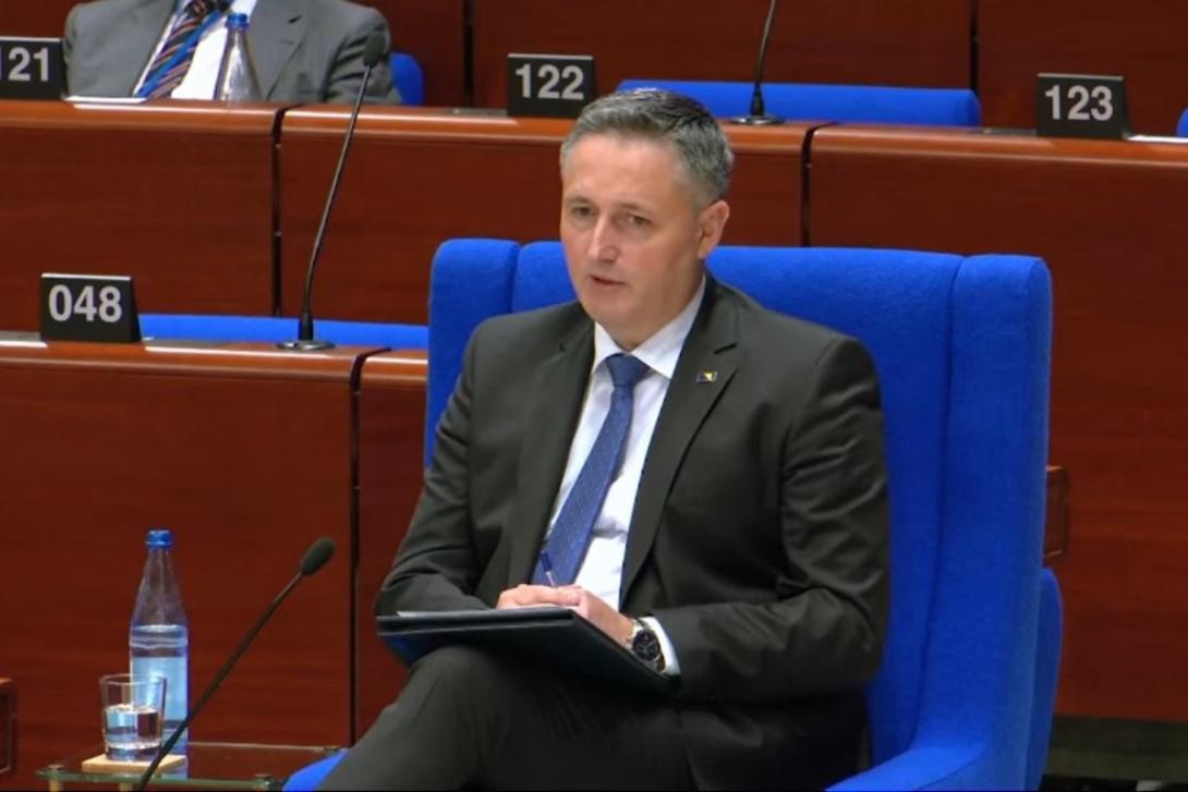 Bećirović pred Vijećem Europe: osporio načela Daytona i otvorio pitanje prava Hrvata