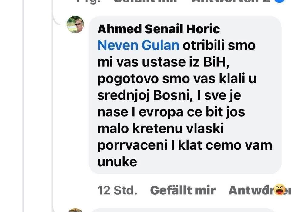 Nakon jezivih prijetnji Hrvatima priveden autor spornog komentara
