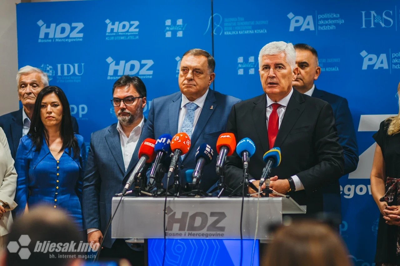 Dodik i Čović u frontalnom napadu na strance