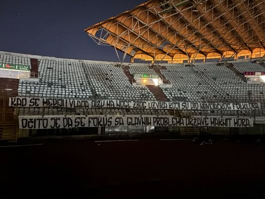 Torcida uzvratila nakon privođenja: „Sloboda govora u 2026. godini“