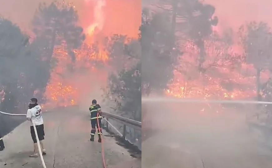Nakon teške noći u Omišu hrvatski vatrogasci se bore s požarima u Zadru i na Pelješcu, vatra se brzo širi