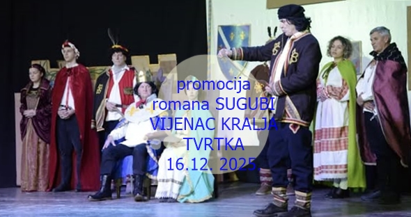 Promocija novog romana Ante Zirduma “Sugubi vijenac kralja Tvrtka”