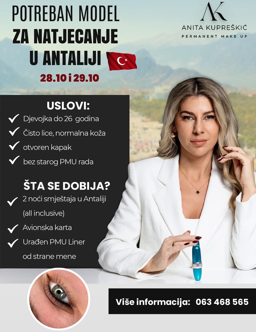 ✨ POTREBAN MODEL ZA NATJECANJE U ANTALIJI ✨