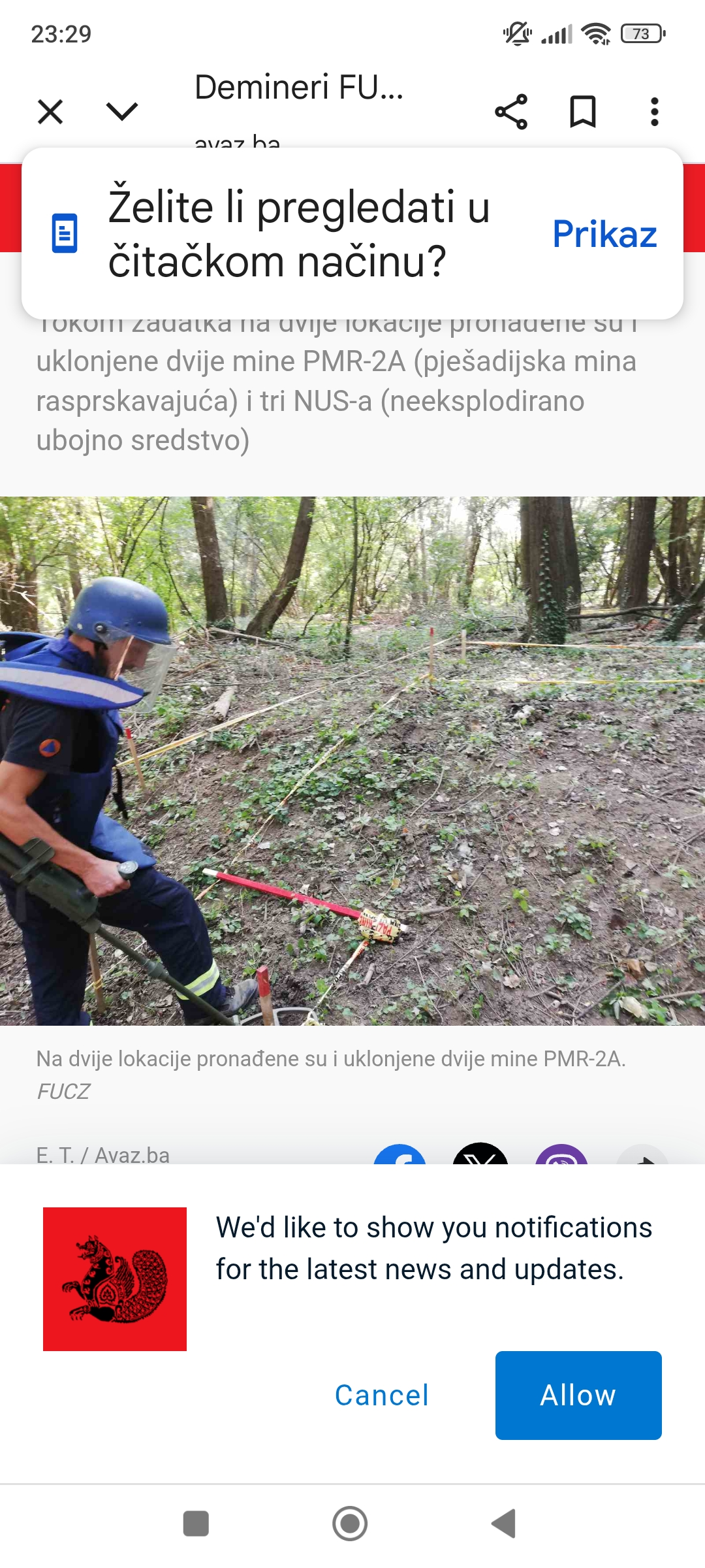 Upozorenje građanima