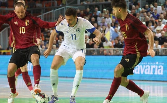 Futsal reprezentacija BiH se porazom od Belgije oprostila od EURO 2026.