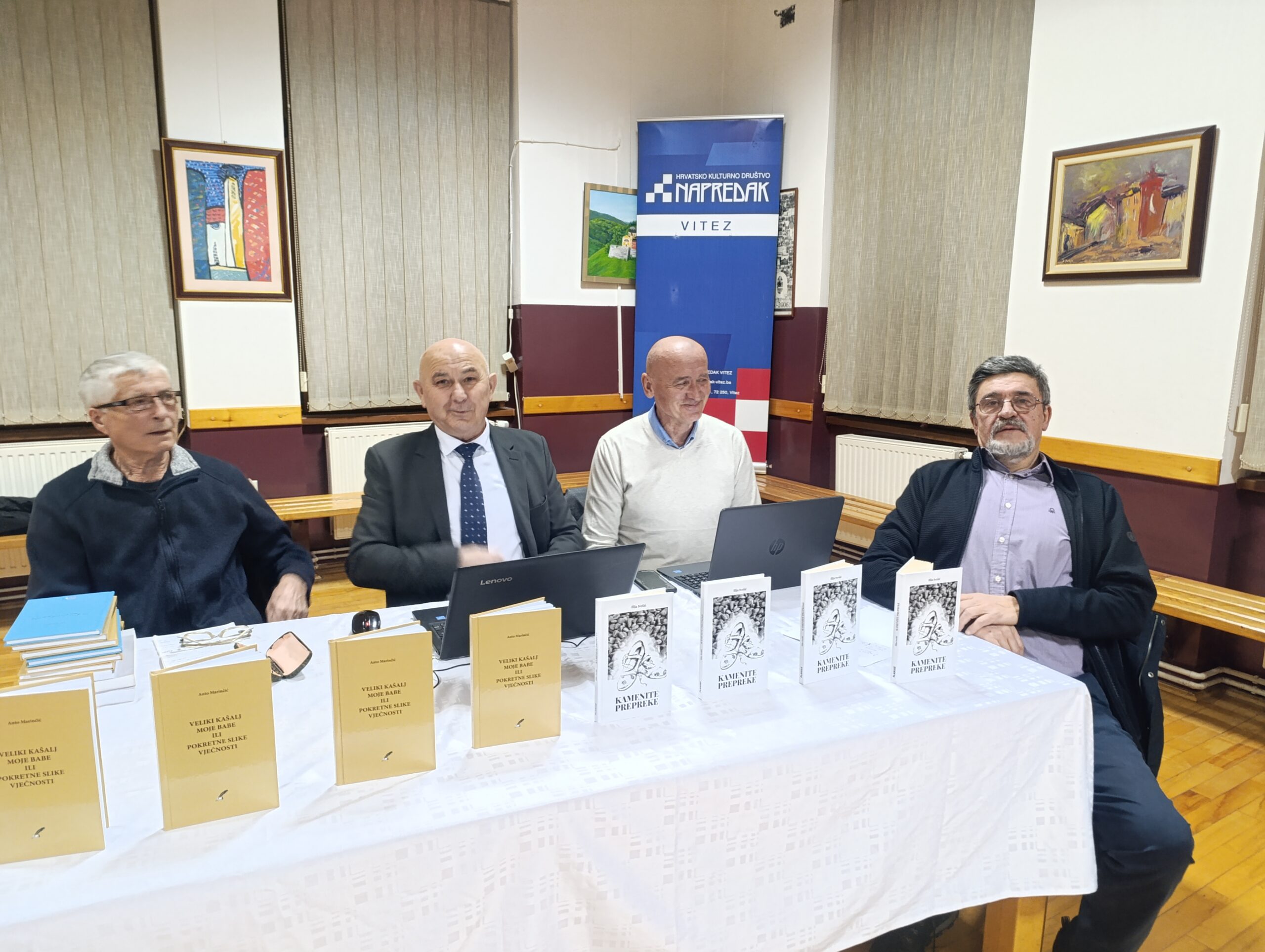 U HKD-u Napredak Vitez predstavljeni romani Ante Marinčića i Ilije Ivišića