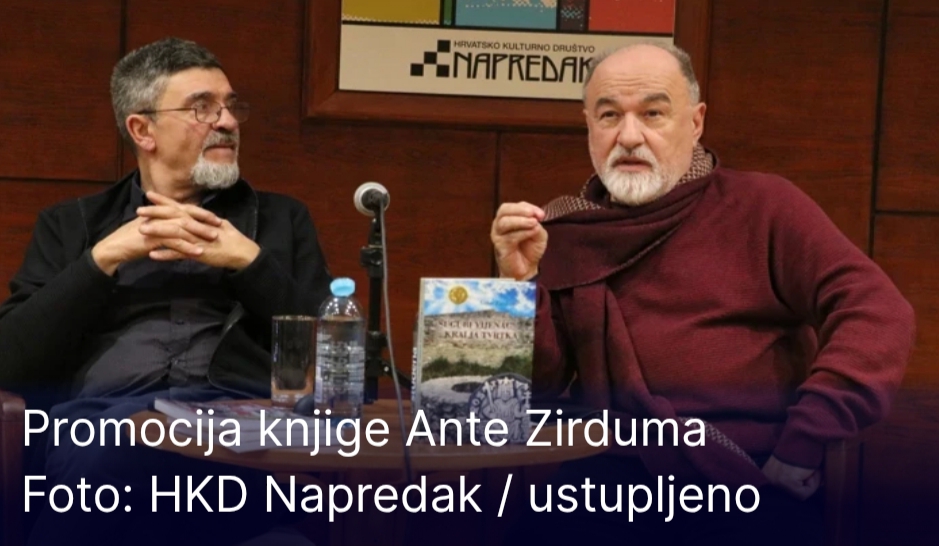 “Sugubi vijenac kralja Tvrtka” roman Ante Zirduma,  predstavljen u Zagrebu