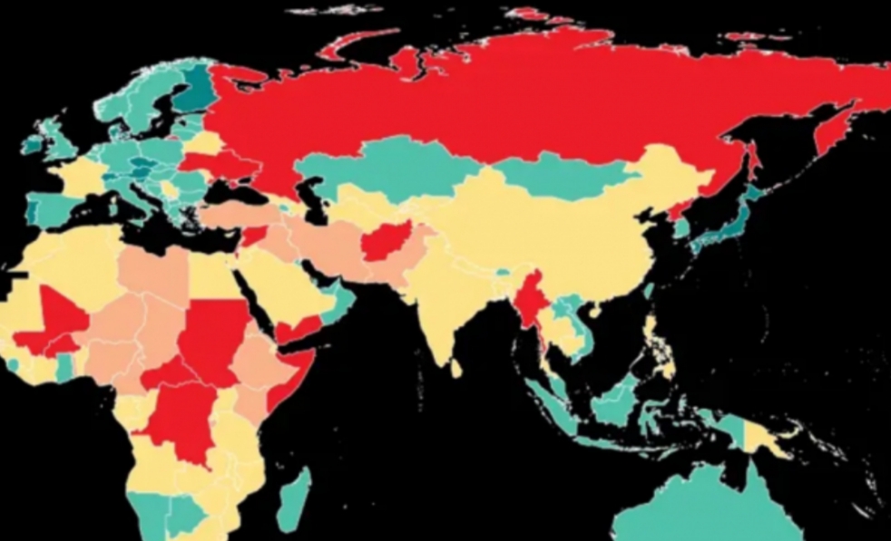 GLOBAL PEACE INDEX- pogledajte na kojem mjestu je BiH