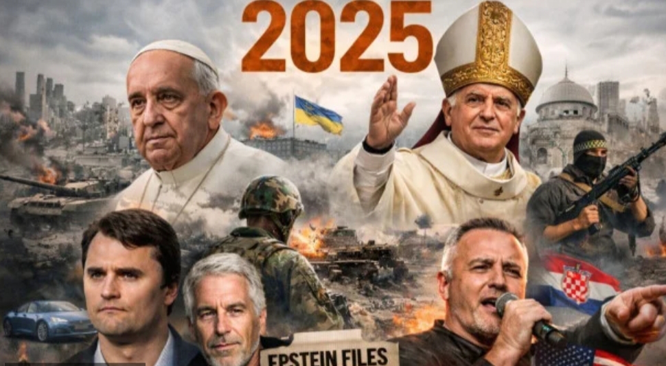 Od pape do Thompsona, od Epsteina do AI-ja: događaji koji su obilježili 2025.