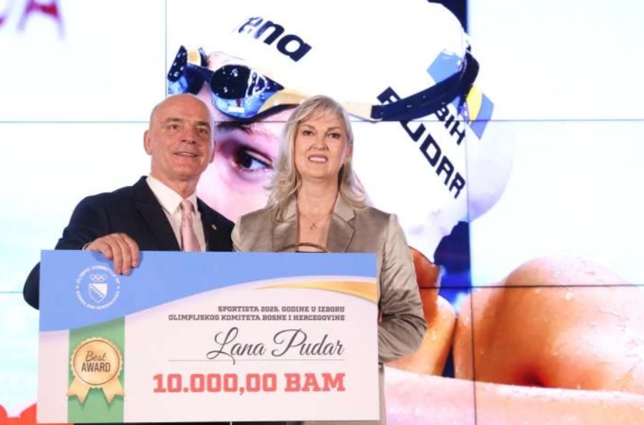 Lana Pudar sportašica godine BiH za 2025.