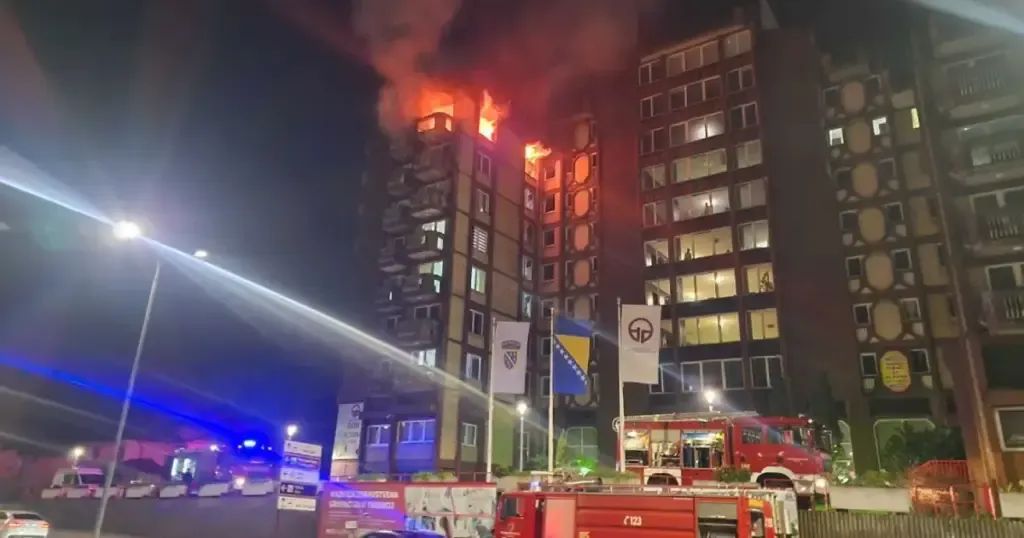 U požaru u Domu penzionera Tuzla poginulo najmanje sedam osoba