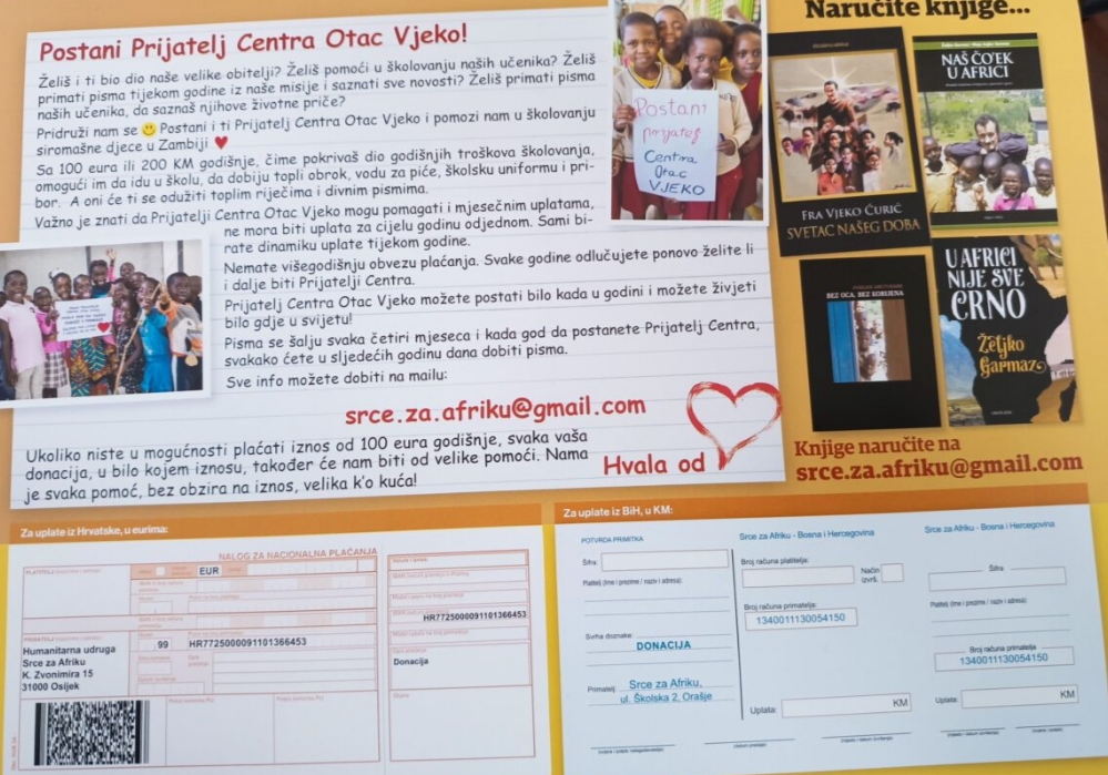 174 kalendara za pomoć djeci u Zambiji- hvale vrijedna  Humanitarna akcija OŠ fra. Marijan Šunjić