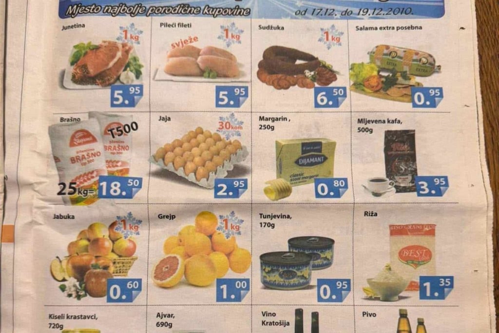 Paket proizvoda koji se mogao kupiti za 60KM, danas košta 165KM