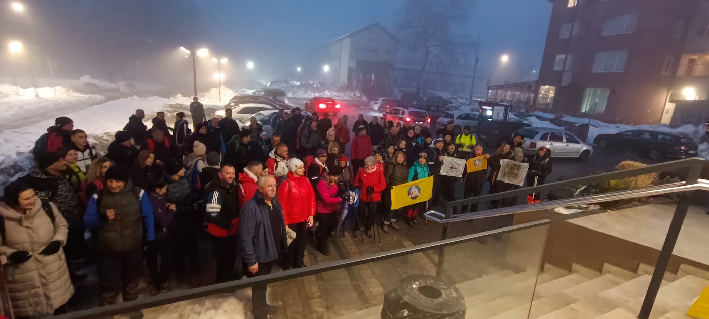 Zimski noćni pohod Vitez – Zabrđe – Zaselje ponovno izazvao veliki interes ljubitelja prirode